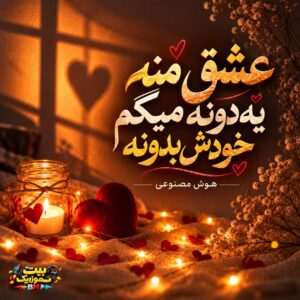  دانلود آهنگ عشق منه یدونه میگم خودش بدونه هوش مصنوعی